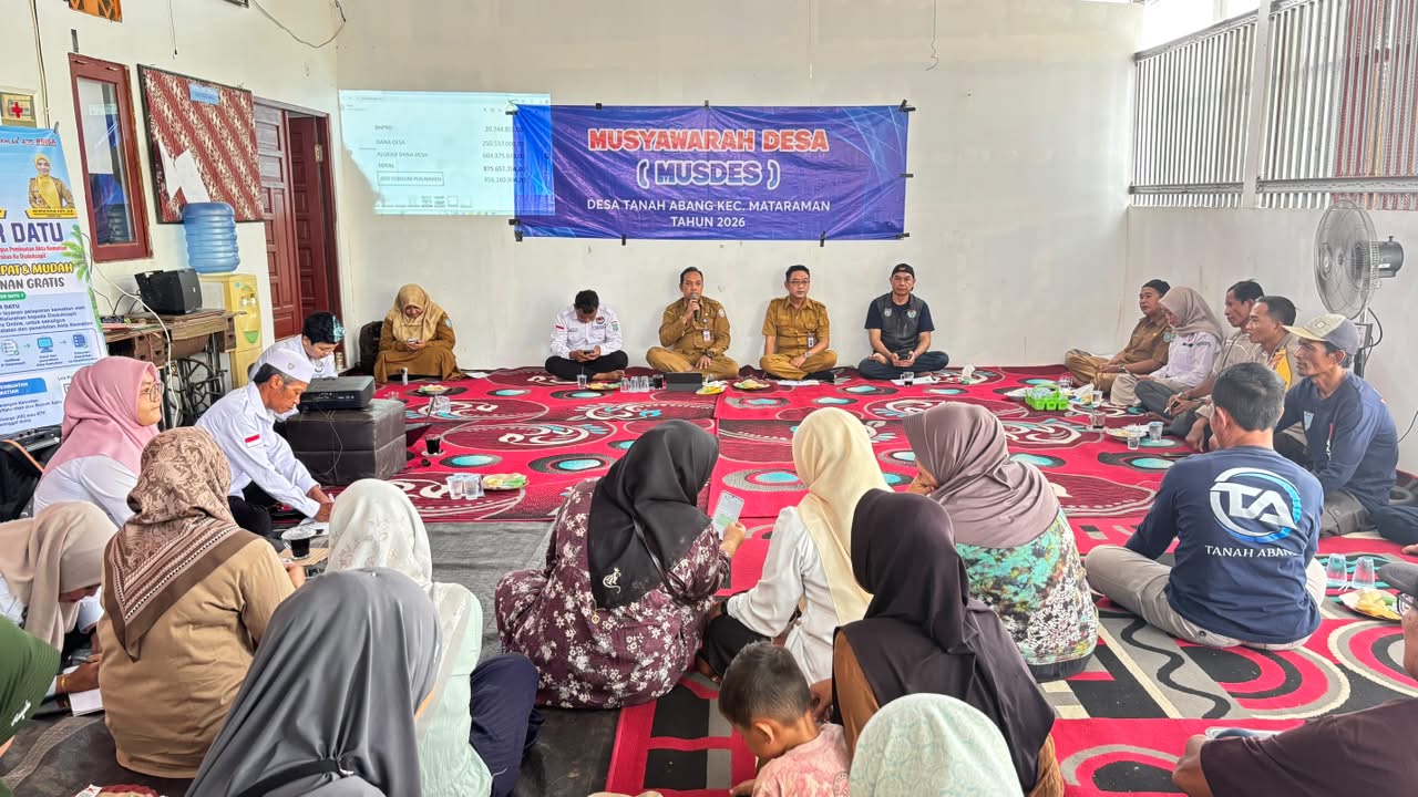 Musdes Penetapan Rencana Kerja Pemerintah (RKP) Desa Tahun 2027, Desa Tanah Abang Tetapkan Prioritas